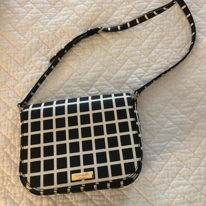 Kate Spade-Windowpane Laurel Way Carsen Crossbody